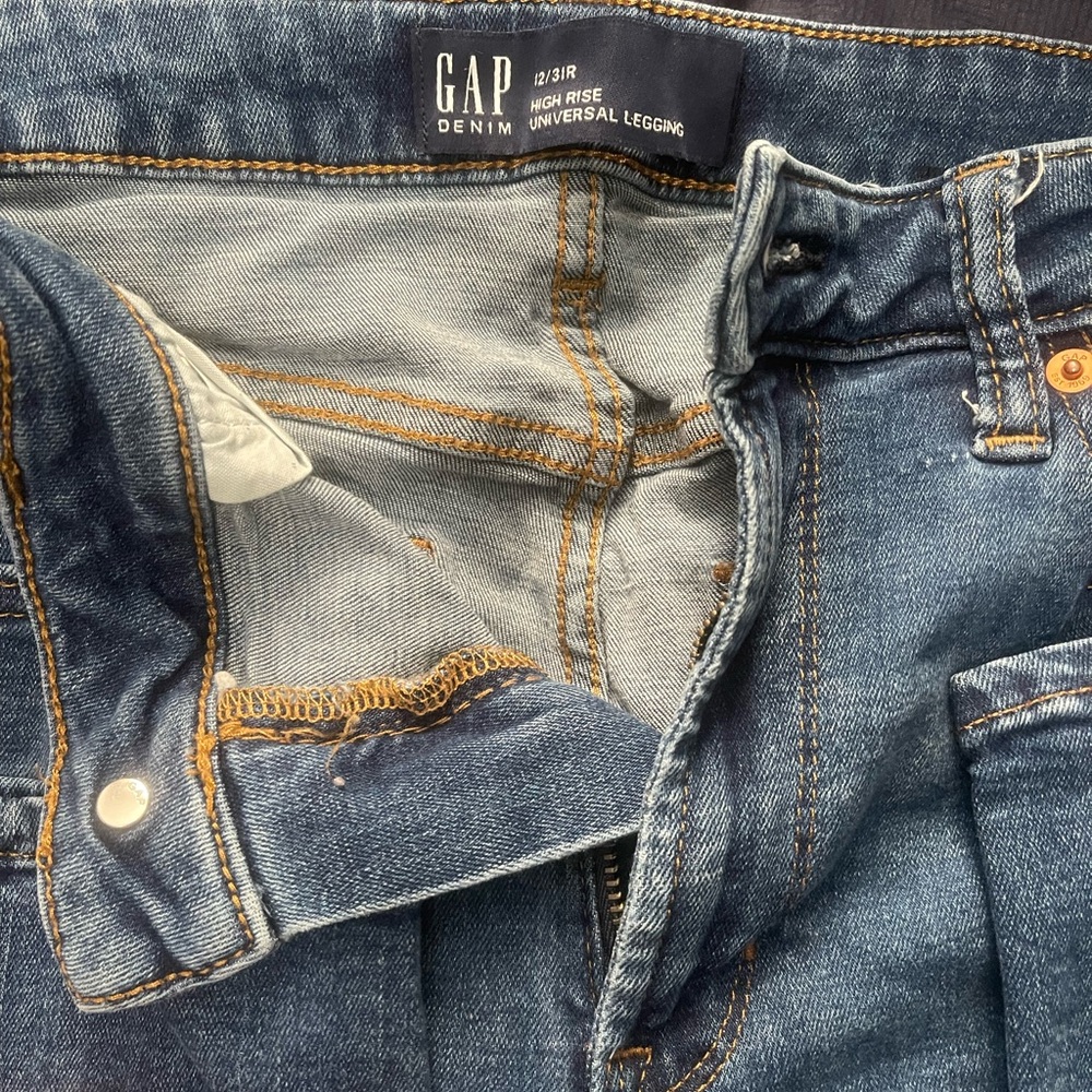 GAP Dark Blue Denim Leggings